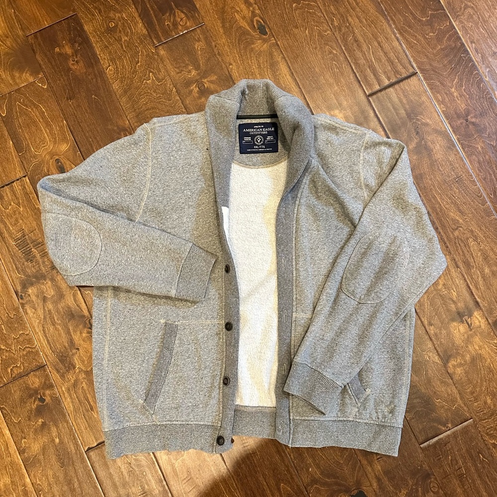 American Eagle Outfitters Gray Lightweight Jacket